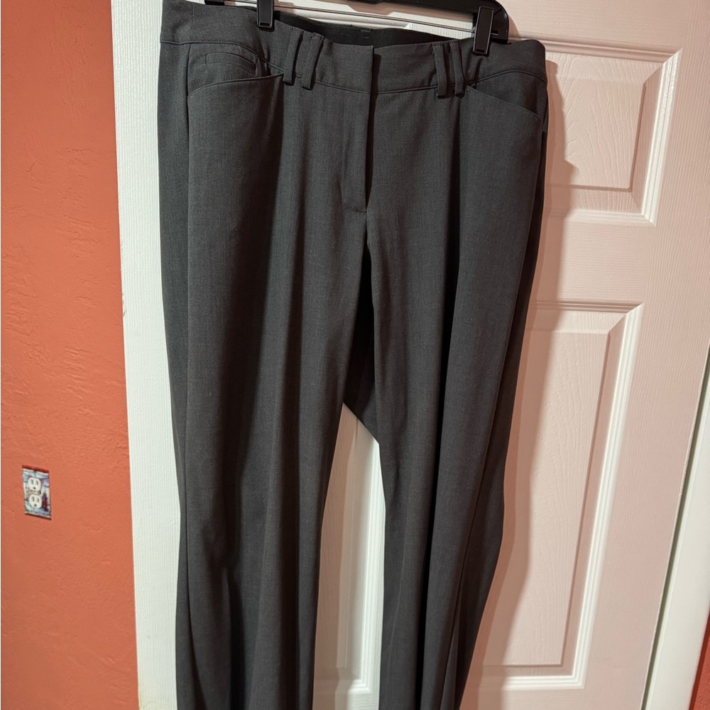 Lane Bryant Charcoal Gray 16 Tall Long Pants